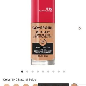 COVERGIRL Outlast Extreme Wear Foundation - 840 Natural Beige